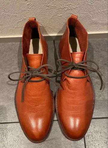 [ 새상품급 ] SHIPS 호스 가죽 처카 부츠 25cm