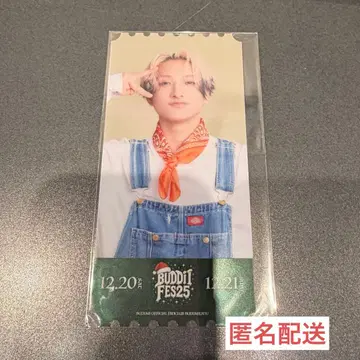 BUDDiiS 버디 페스티벌 클리어 픽처 티켓 FUMIYA