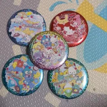 산리오 캐릭터 캔뱃지 5개 세트