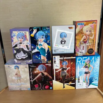 리제로 피규어 8개 세트