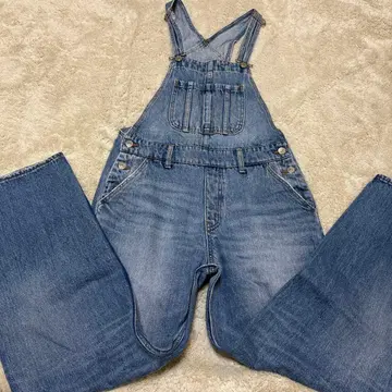 X-girl 데님 오버롤