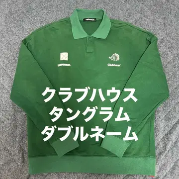 클럽하우스 x 탕그람 더블 네임 카라 부착 트레이닝복 L 사이즈