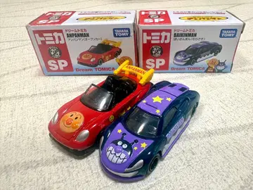 토미카 호빵맨 세균맨 미니카 2대 세트 박스 포함