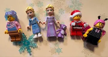 LEGO 엘사 산타 버터플라이 피규어 세트 5체