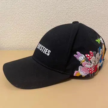 디즈니 리조트 미키 프렌즈 자수 캡 모자