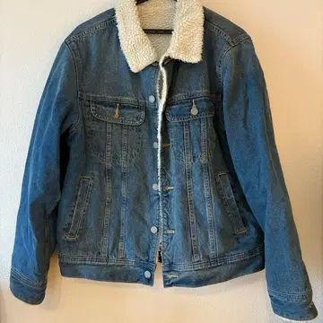 데님 자켓 쉘 카라 부착