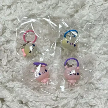 푸쿠푸쿠 아와와짱 코롱토 클리어 메지루시 참 3종 4세트