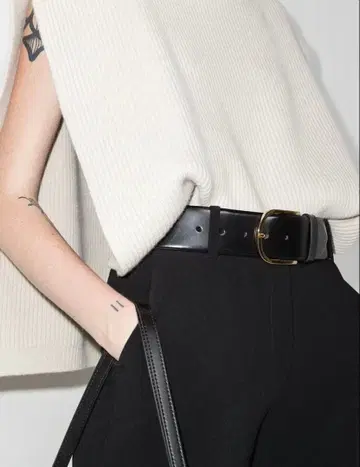 toteme 버클 가죽 벨트 사이즈 70