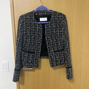 휴고보스 노카라 트위드 자켓