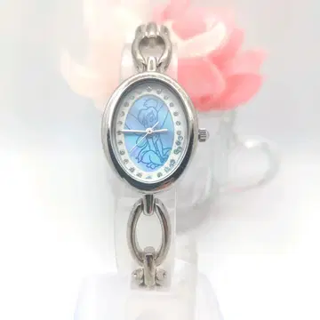 [하자품] 팅커벨 디즈니 쿼츠 여성용 손목시계 관672f