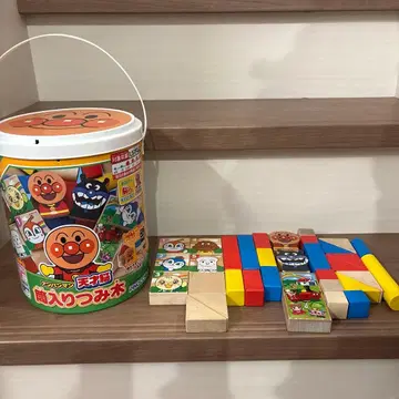 호빵맨 호빵맨 천재 뇌 통 쌓기 블록