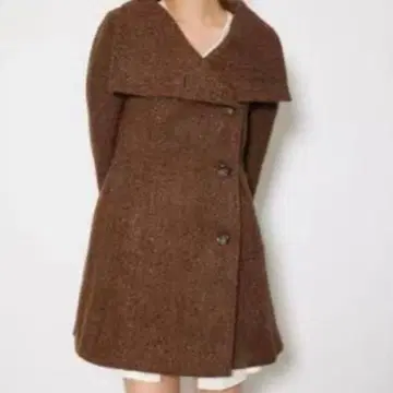 리엔다 rienda 25 오버넥 신데렐라 라인 미니 코트