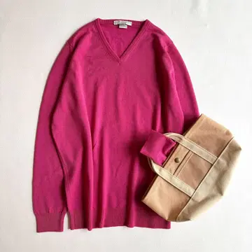 새상품급 JOHN SMEDLEY *니트 BEAMS F 별주 핑크 S