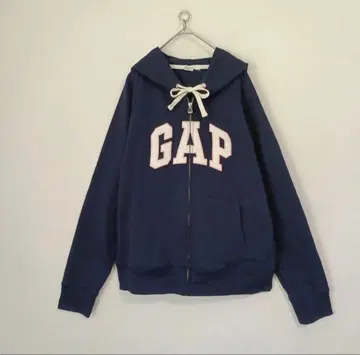 갭 집업 후드티 네이비 y2k