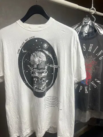 빈티지 T셔츠 화이트 XL 사이즈