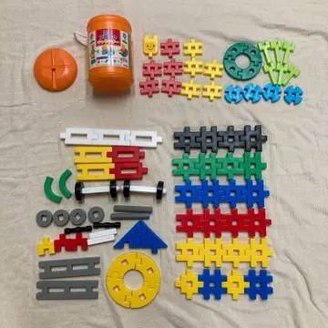 학켄 뉴 블록 기본 60과 미니 블록 캐릭터