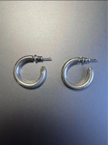 careering 스타일 실버 925 후프 귀걸이