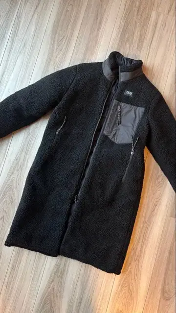 TAION 보아 롱 코트 리버서블