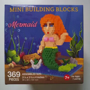 인어 미니 빌딩 블록 369 피스