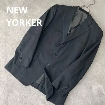 NEW YORKER 모헤어 테일러드 자켓 다크 그레이 포멀