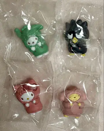 산리오 므규규! 후드티 피규어 4종 세트