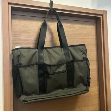 워크맨 멀티 포켓 토트백 카키 코듀라 나일론