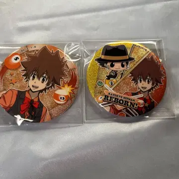 리본 크랙 글리터 캔뱃지 츠나 리본