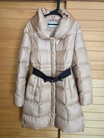 any sis 베이지 다운 자켓 벨트 포함