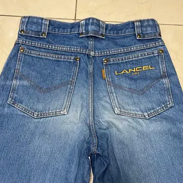 LANCEL 데님 청바지 블루 스트레이트