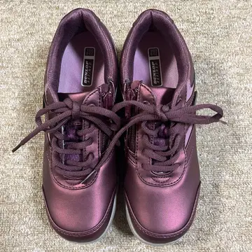 던롭 워킹화 지퍼 달린 23cm 4E 외반모지