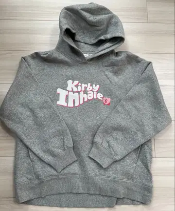 GUI 지유 Kirby 그레이 후드티 S