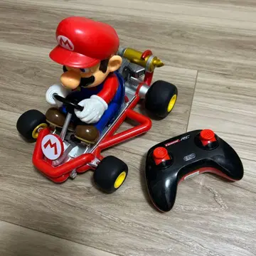 마리오 무선 조종 자동차 빨간색 리모컨