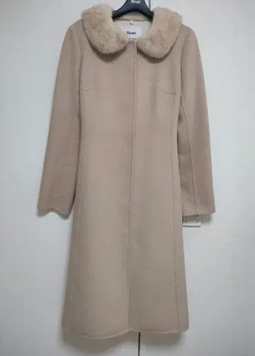 [컨디션 최상] 르네 rene 퍼 옷깃 롱 코트