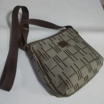 MISSONI 로고그램 브랜드 숄더백 베이지/브라운