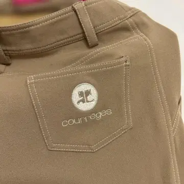 쿠레쥬 베이지 캐주얼 팬츠 38