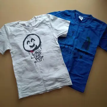 aiko T셔츠 완파쿠 2장 세트