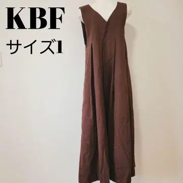KBF 슬리브리스 롱 원피스 브라운 1 브라운