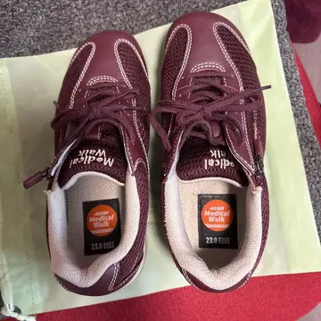 아사히 Medical Walk 23.0cm 버건디