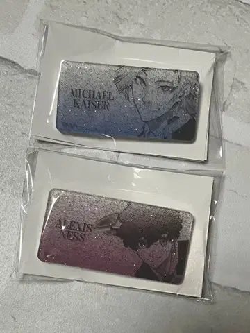 블루 록 전시회 네임 배지 카이저