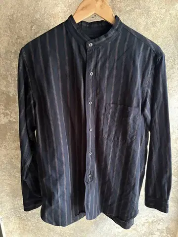 A VONTADE 네이비 스트라이프 긴팔 셔츠 L