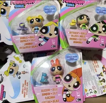 파워퍼프걸 레트로 피규어 3개 세트