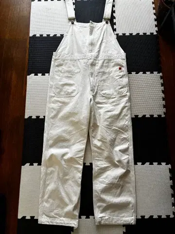 UNIVERSAL OVERALL 오버롤 L 사이즈 아이보리 구제 의류