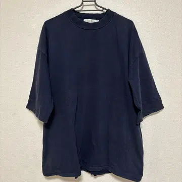 RICEMAN 라이스맨 네이비 5부 소매 T셔츠