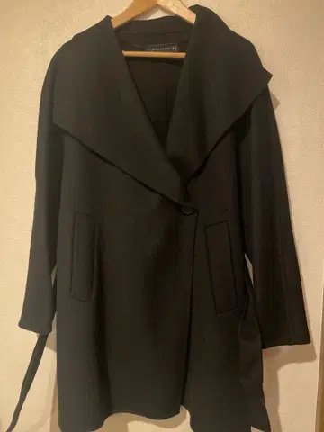 ZARA 리버 코트 핸드메이드 컬렉션 블랙 S