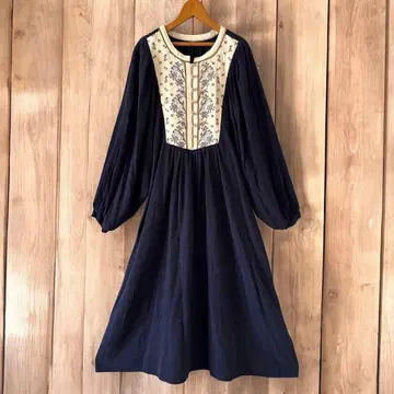 메데쥬큐 원피스 LL 자수 MEDE 19F 펠리시모