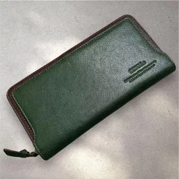 [미사용 새상품] ZONALe (조날) 스마트 디자인 가죽 장지갑 그린