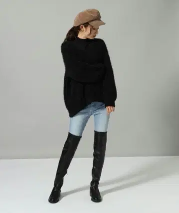 JEANASIS 스트레치 니하이 부츠