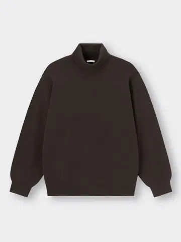 [ 새상품 ] GU 다크 브라운 터틀넥 스웨터