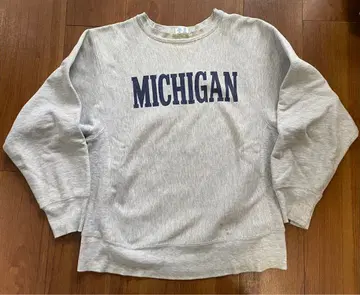 80s 챔피온 트리코 태그 리버스 위브 미시건 made in USA