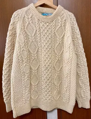 John Malloy 피셔맨 스웨터 케이블 니트